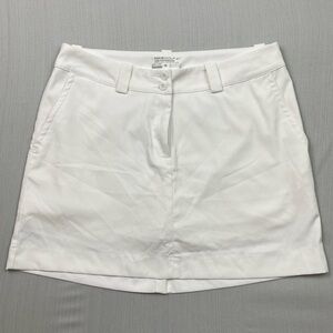 Nike Golf Womens Skort Size Medium White Tour Performance Activewear Skirt